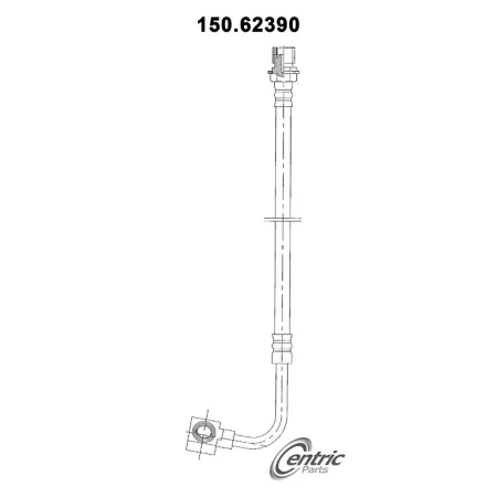 Premium Centric Parts Brake Hydraulic Hoses BKNJ-CEC-150.62390 Brakes & Brake Parts