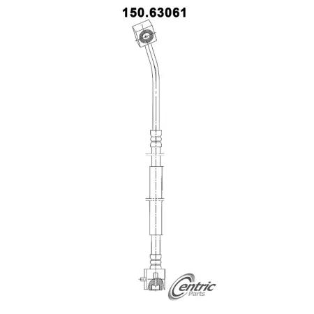 Premium Centric Parts Brake Hydraulic Hoses BKNJ-CEC-150.63061 Brakes & Brake Parts