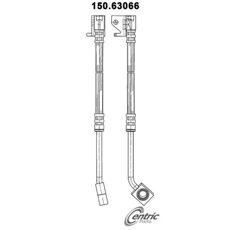 Premium Centric Parts Brake Hydraulic Hoses BKNJ-CEC-150.63066 Brakes & Brake Parts