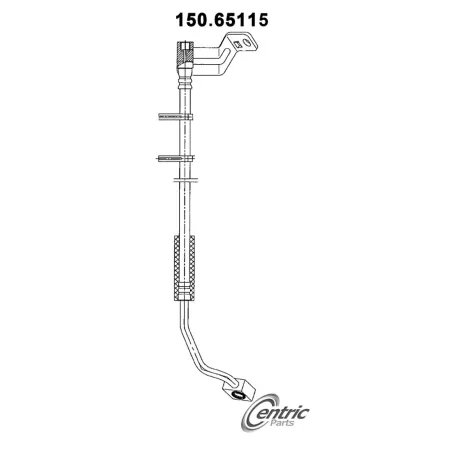 Premium Centric Parts Brake Hydraulic Hoses BKNJ-CEC-150.65115 Brakes & Brake Parts