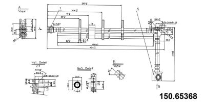 Centric Parts Premium Brake Hydraulic Hoses, BKNJ-CEC-150.65368