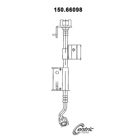 Centric Parts Premium Brake Hydraulic Hoses, BKNJ-CEC-150.66098