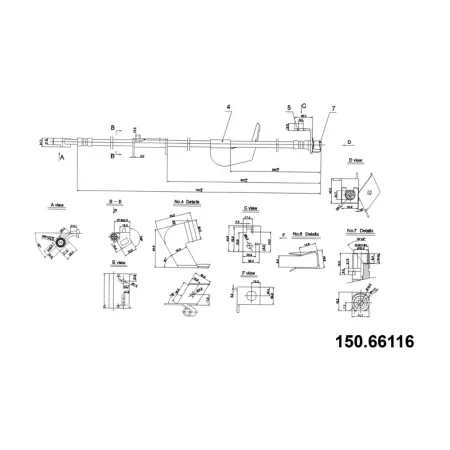 Premium Centric Parts Brake Hydraulic Hoses BKNJ-CEC-150.66116 Brakes & Brake Parts