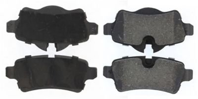 Centric Parts Premium Semi-Met Pads with Shim and Hardware, BKNJ-CEC-300.13090
