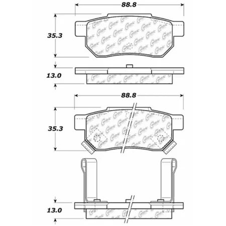 Centric Parts Premium Ceramic Bushings with Shims BKNJ-CEC-301.03740 Engine Performance