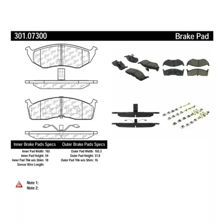 Centric Parts Premium Ceramic Bushings with Shims and Hardware BKNJ-CEC-301.07300 Engine Performance