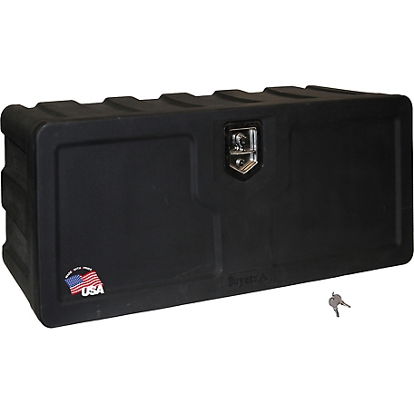 Buyers Products 18 in. x 18 in. x 36 in. Poly Underbody Truck Box, Black