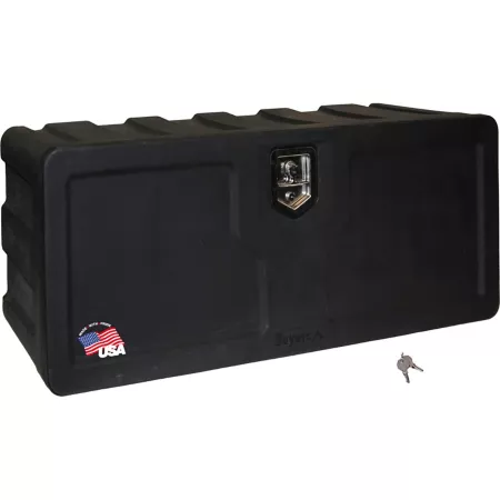 Buyers Products Black Poly Underbed Truck Box 18 in x 18 in x 36 in. Underbody Truck Tool Boxes