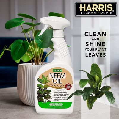 Image showing 5 th Harris 32 oz. Neem Oil Ready-to-Use Plant Spray with Trigger Sprayer