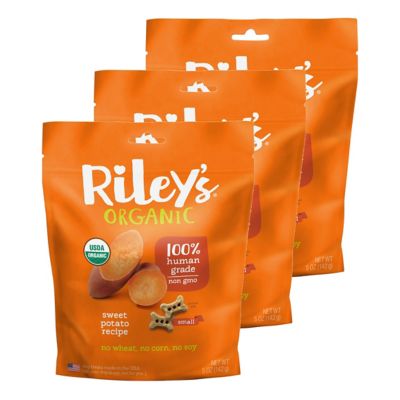 Riley's Organics Sweet Potato Small Bone Dog Treats, 5 oz., 3-Pack