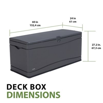 Image showing 5 th Lifetime 130 gal. Outdoor Storage Deck Box