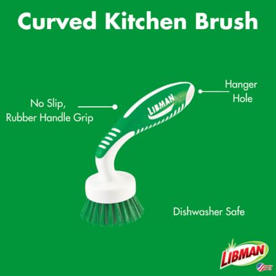 Image showing  6.5 in. Curved Kitchen Brush