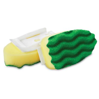 Image showing  Scouring Sponge Soap Dispensing Dish Wand Refills, 2-Pack