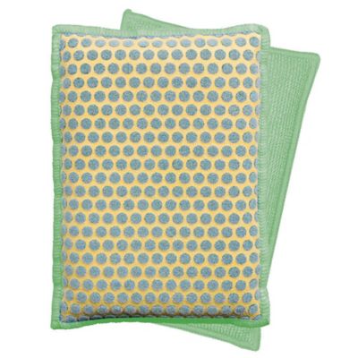 Image showing  Power Scrub Dots Kitchen & Bath Sponges, 2-Pack