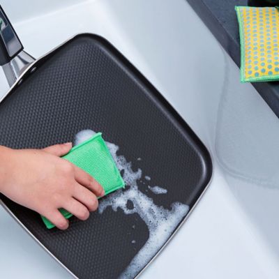 Image showing  Power Scrub Dots Kitchen & Bath Sponges, 2-Pack