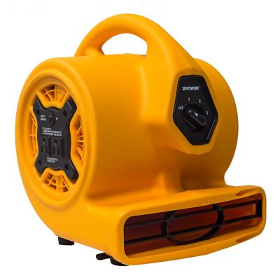 XPOWER Indoor/Outdoor Air Mover with Built-In Outlets