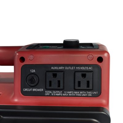 Image showing  Air Scrubber with Outlets, Red
