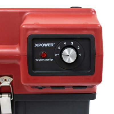 Image showing  Air Scrubber with Outlets, Red