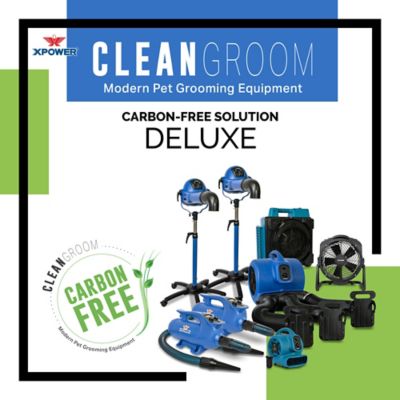 XPOWER Cleangroom Deluxe Pet Grooming Equipment Set