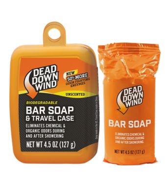 Dead Down Wind Bar Soap Plus Travel Case, Orange
