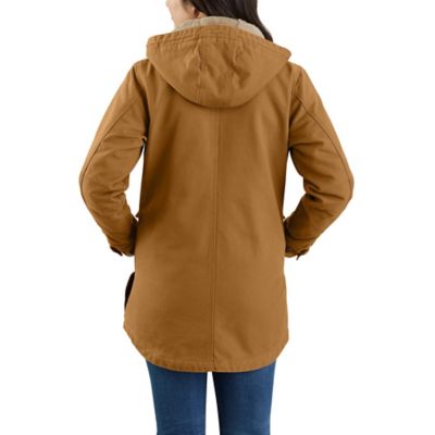 Image showing  Women's Loose Fit Washed Duck Insulated Coat