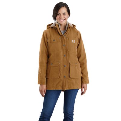Image showing 1 th Carhartt Women's Loose Fit Washed Duck Insulated Coat
