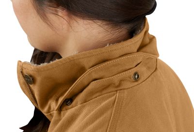 Image showing 4 th Carhartt Women's Loose Fit Washed Duck Insulated Coat