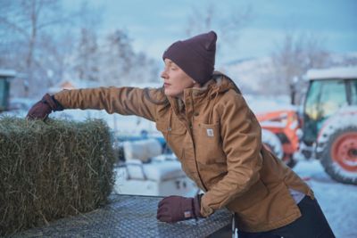 Image showing 5 th Carhartt Women's Loose Fit Washed Duck Insulated Coat