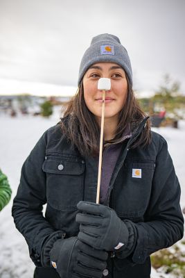 Image showing  Women's Loose Fit Washed Duck Insulated Coat