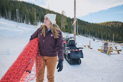Image showing  Women's Washed Duck Sherpa-Lined Jacket
