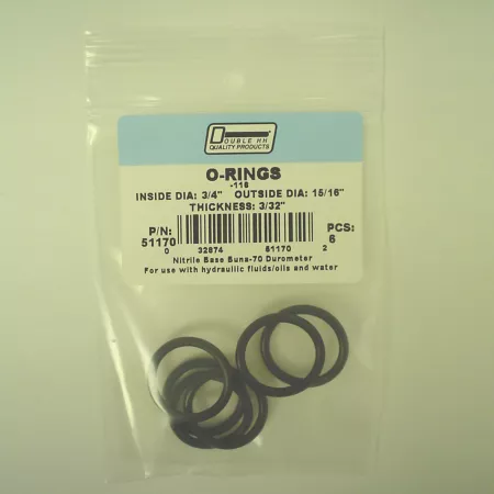 HH 3/4 in x 15/16 in Double O-rings 6 pieces Tractor Gaskets & O-Rings