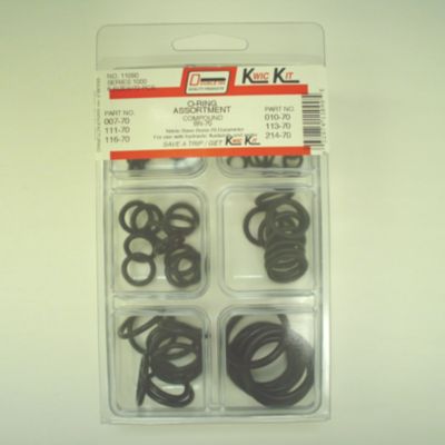 Double HH O-Ring Assortment, 72 Pieces