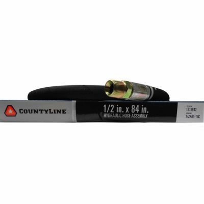 CountyLine 1/2 in. x 84 in. Hydraulic Hose, SAE 100R2AT, 3,500 PSI