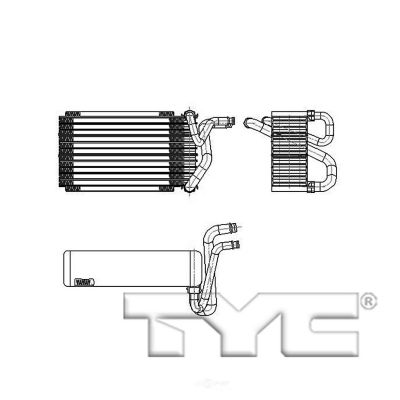 TYC A/C Evaporator Core, FQPX-TYC-97178