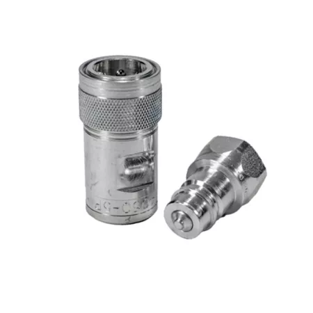 Pioneer Standard Series Hydraulic Quick Coupler 1/2 in Double Acting Sleeve Valve 3/4 in Thread Hydraulic Hoses