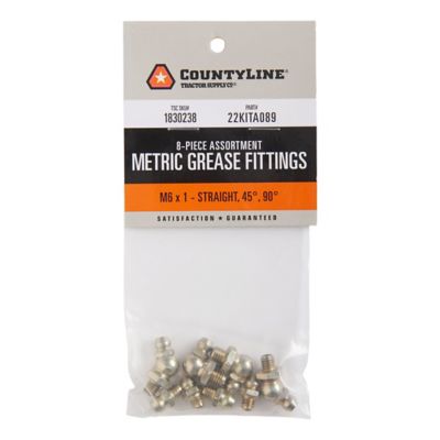 Image showing  Metric Grease Fittings, 8 pc.