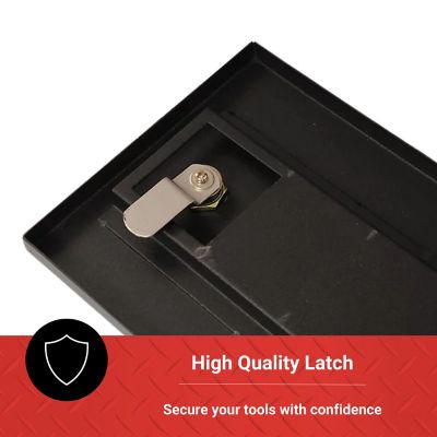 Image showing  200 lb. Steel Wheel Well Truck Tool Box with 5 Drawers, 20-1/2 in. x 8-7/8 in. x 18-7/8 in. Black