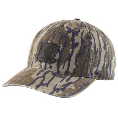 Carhartt Men's Mossy Oak Bottomland Camo Canvas Cap