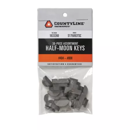 CountyLine Assorted Half-Moon Wrenches Pack of 30 Attachment Parts & Accessories