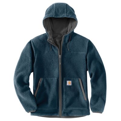 Carhartt Men's Rain Defender Relaxed Fit Fleece Reversible Jacket Great middle weight jacket