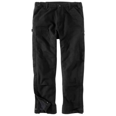 Carhartt Men's Loose Fit Natural-Rise Washed Duck Insulated Pants