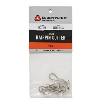 CountyLine 1/4 in. Hairpin Cotter Pins, 7-Pack