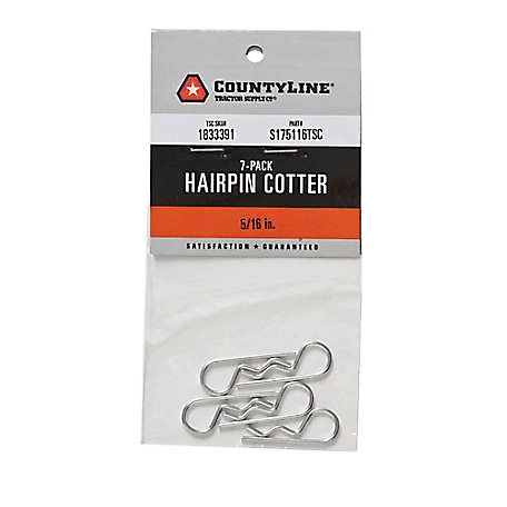 CountyLine 5/16 in. Hairpin Cotter Pins, 5-Pack