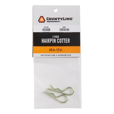 Image showing  3/8 in. - 7/16 in. Hairpin Cotter Pins, 2 pc.