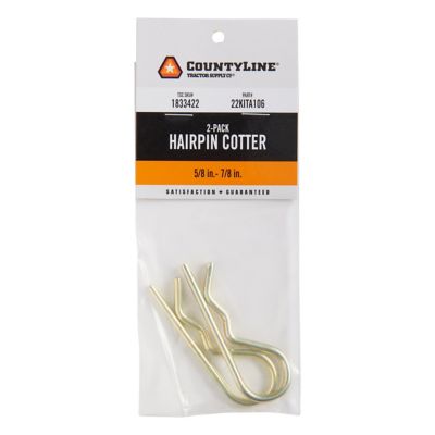 Image showing  5/8 in. - 7/8 in. Hairpin Cotter Pins, 2 pc.