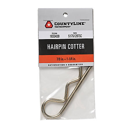 CountyLine 7/8 in. - 1-1/4 in. Hairpin Cotter Pin