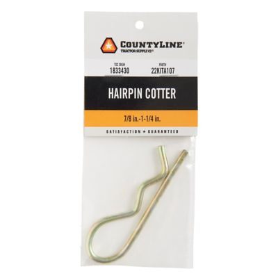 Image showing  7/8 in. - 1-1/4 in. Hairpin Cotter Pin