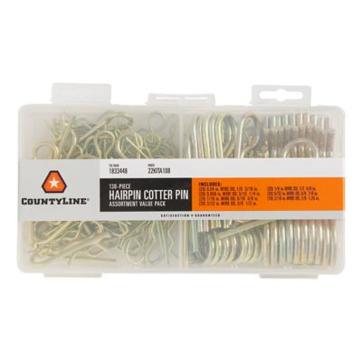 Image showing  Assorted Hairpin Cotter Pins, 130 pc.