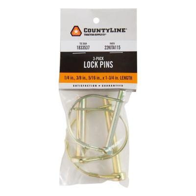 Image showing  Assorted Locking Pins, 3-Pack