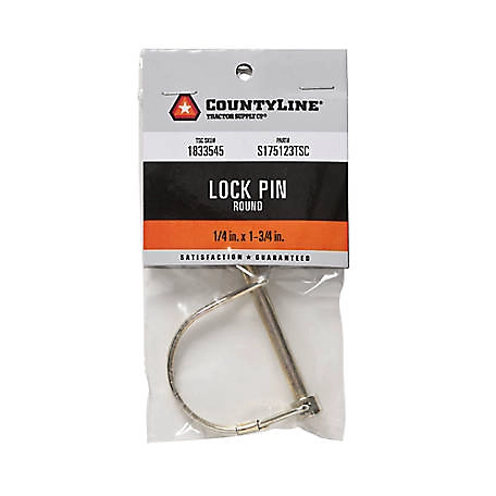 CountyLine 1/4 in. x 1-3/4 in. Round Lock Pin